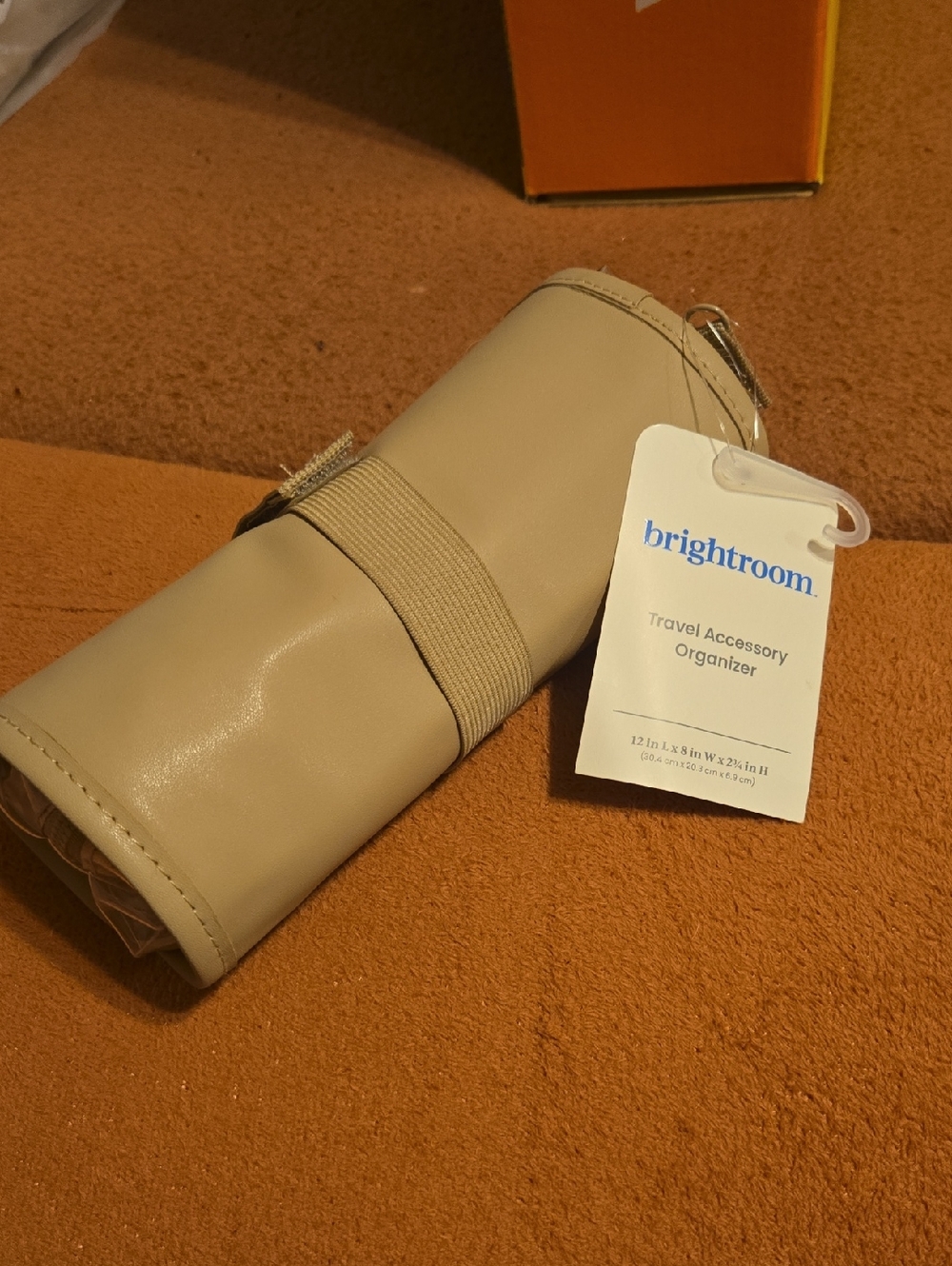 brightroom Beige Travel Accessory Organizer Roll